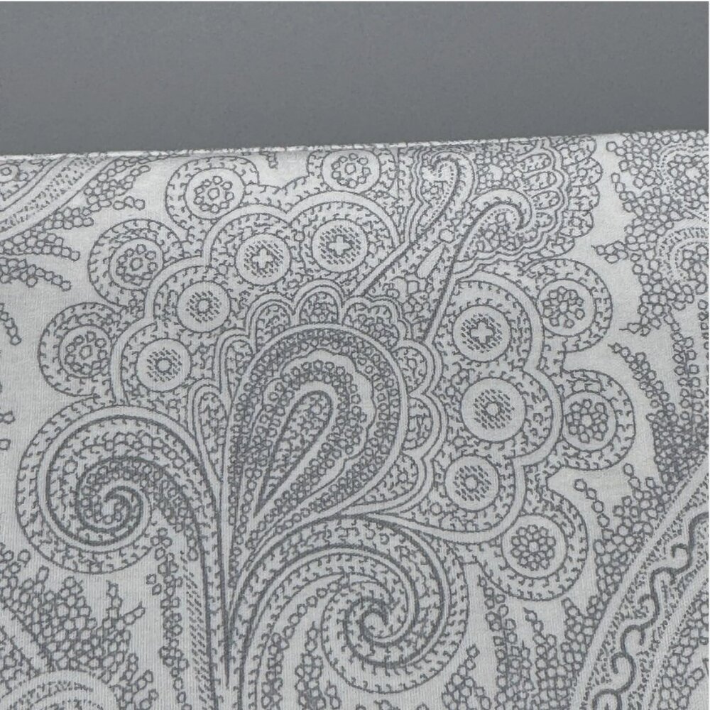 Lauren Ralph Lauren Light Silver Paisley Sheet Set - Picture 5 of 11